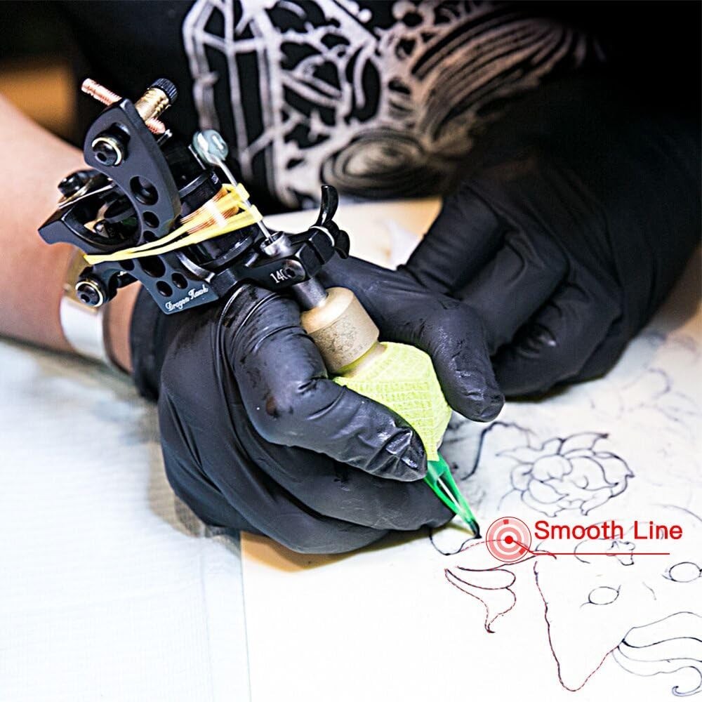 Beginner-Friendly Tattoo Kit with Two Pro Machines, Ink & 20 Sterilized Needles