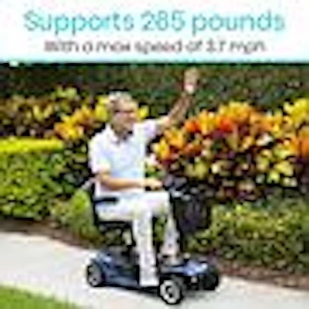 4 Wheel Mobility Scooter - Available in Blue and Silver