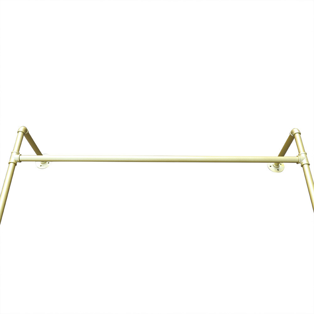 Pipe Clothes Rack Wall Mount Garment Closet Storage Rack Hanging Display Rack