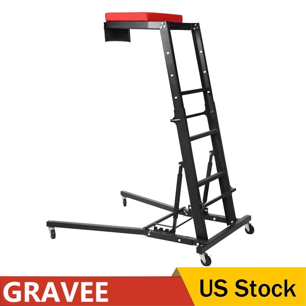 🔝Adjustable Automotive Engine Creeper Foldable Car Creeper 400lbs Workshop Repa