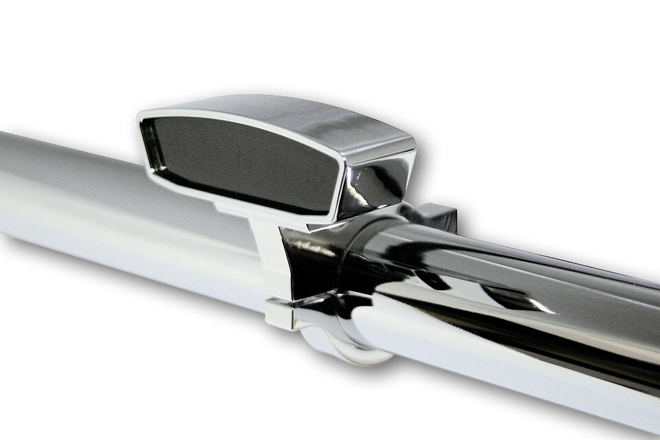 Highsider control indicators for installation, chromed