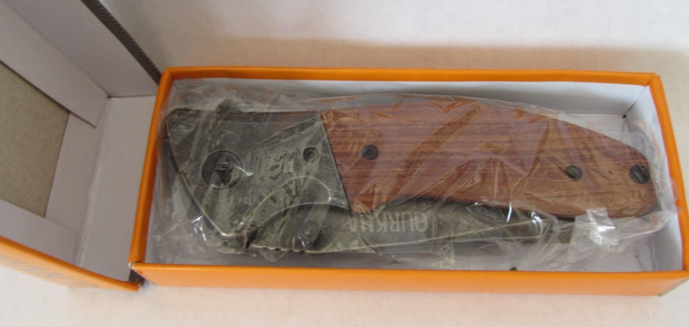 Gurkha YNF 54 On Pocket Knife Drop Point Line Locker