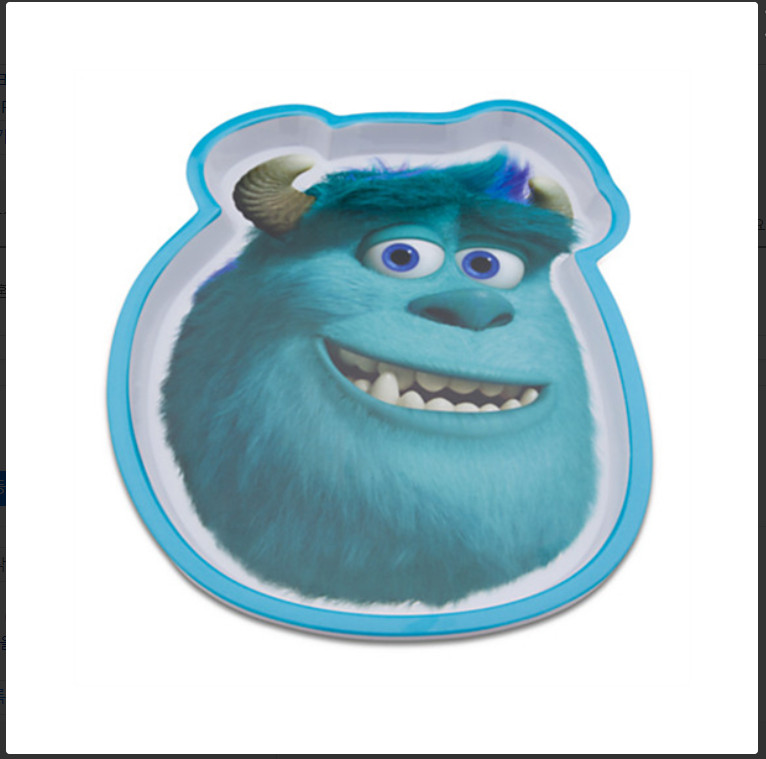 [Disney Store] Sully Plate - Monsters University - New