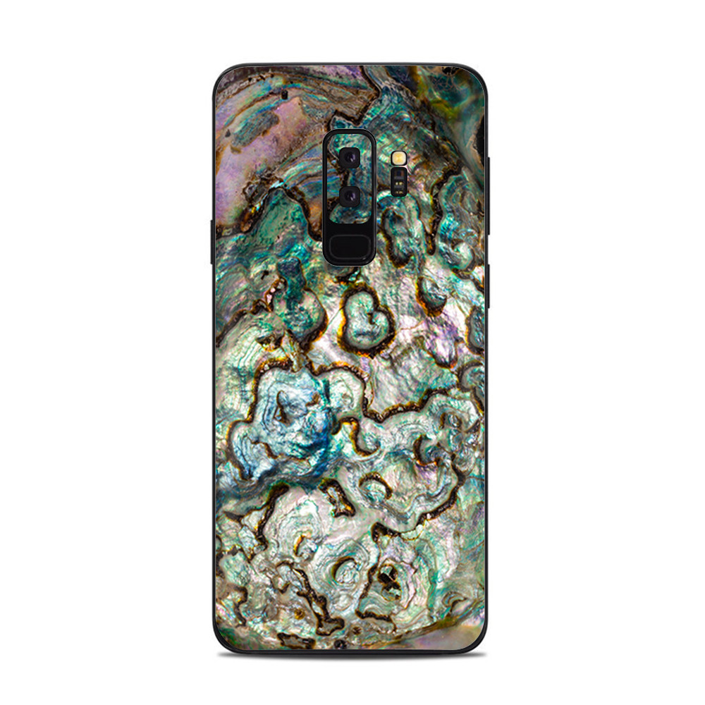 Samsung Galaxy S9 Plus Skins Decals - Abalone Shell Gold underwater
