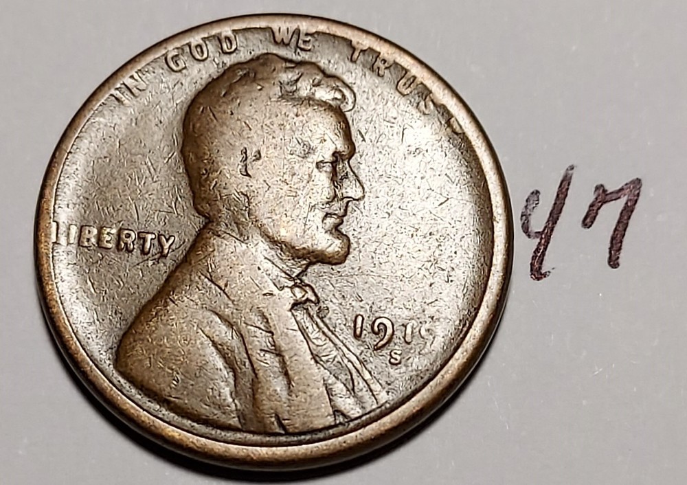 1919-S Lincoln Wheat Cent #47