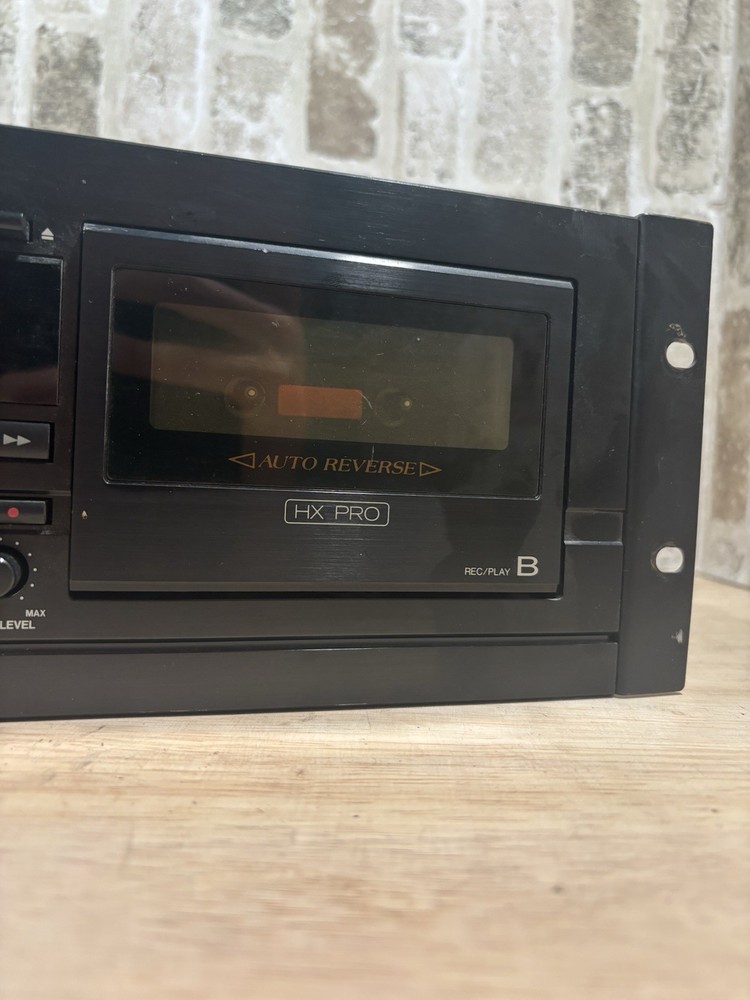 Denon DN-770R Stereo Double Cassette Tape Deck⭐️Precision Component⭐️Tested Read