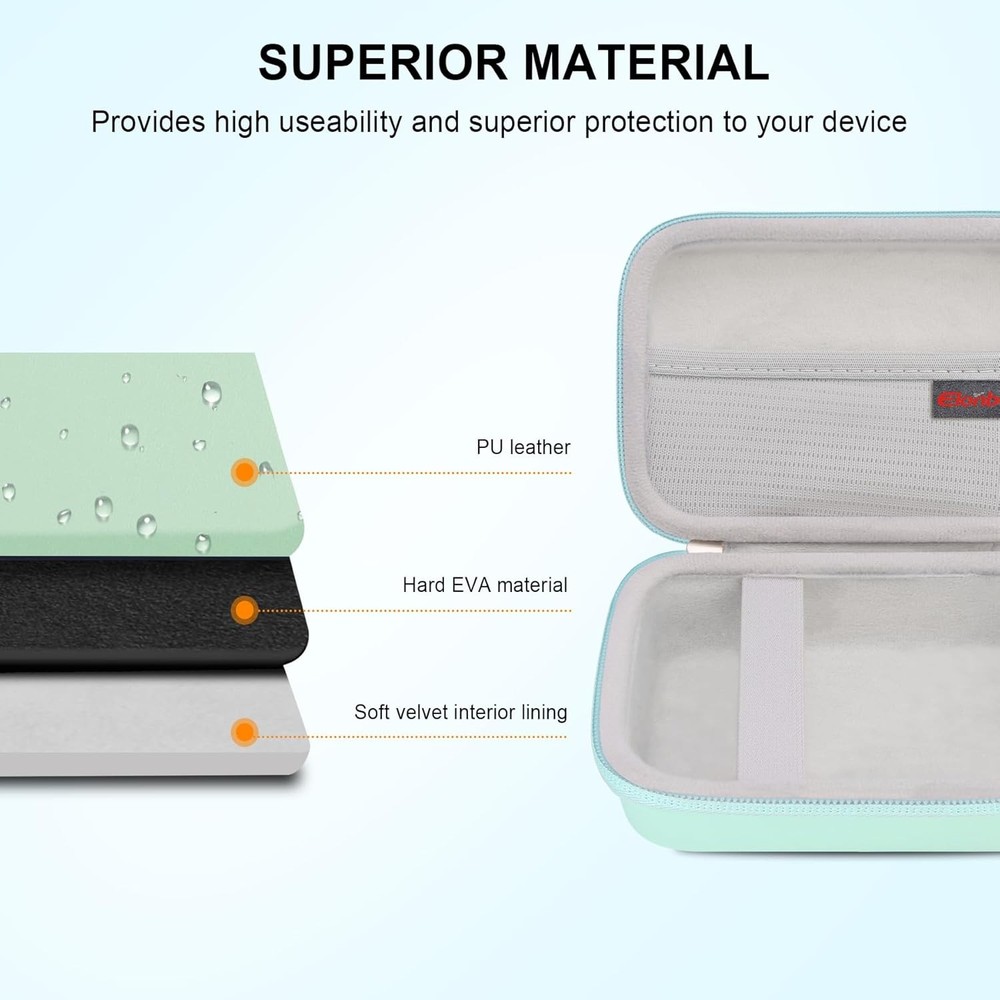 Elonbo Carrying Case for Phomemo D30 Label Maker Machine/for Green
