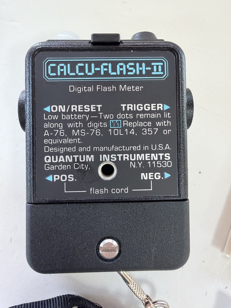 Quantum Calcu Flash II Digital Flash Meter w/ Case & Original Manual