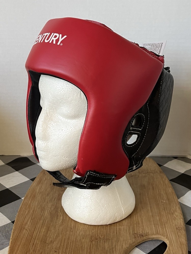 Century Brave Open-Faced Headgear Advanced Foam Core, Small/Medium - Red
