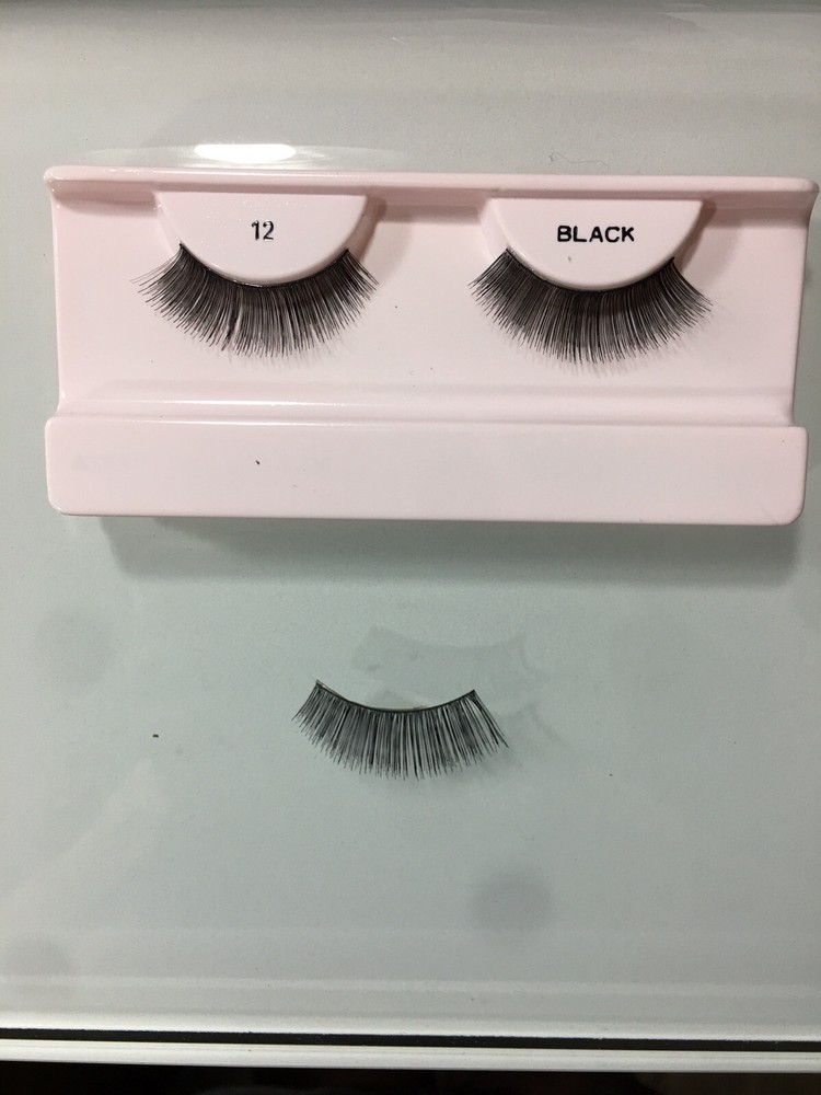 Elite CosmeticsFalse Eyelashes #12 Black Demi