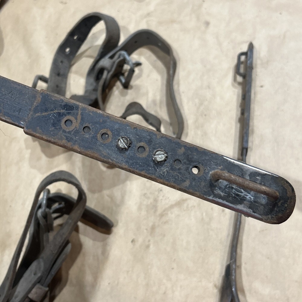 Vintage Spikes Lineman Pole Tree Climbing Gaffs