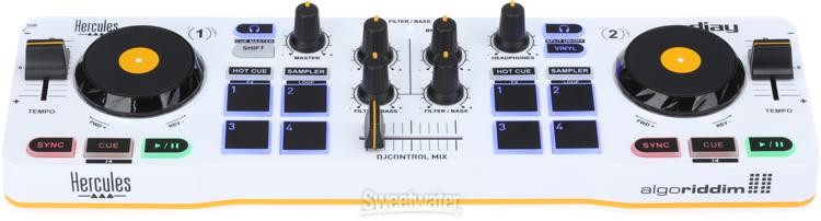 Hercules DJ DJControl Mix 2-channel DJ Controller for iOS and Android Devices