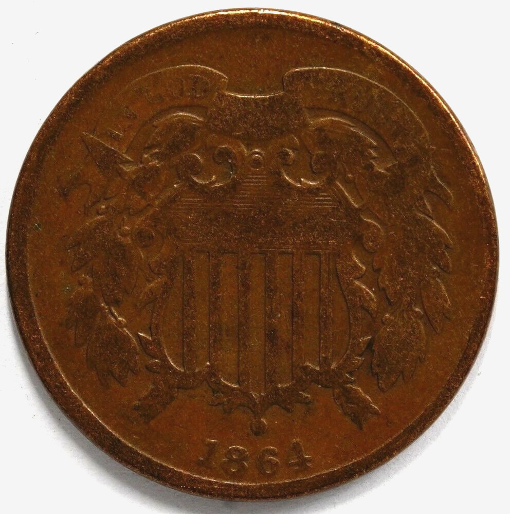1864 2 Cent Piece