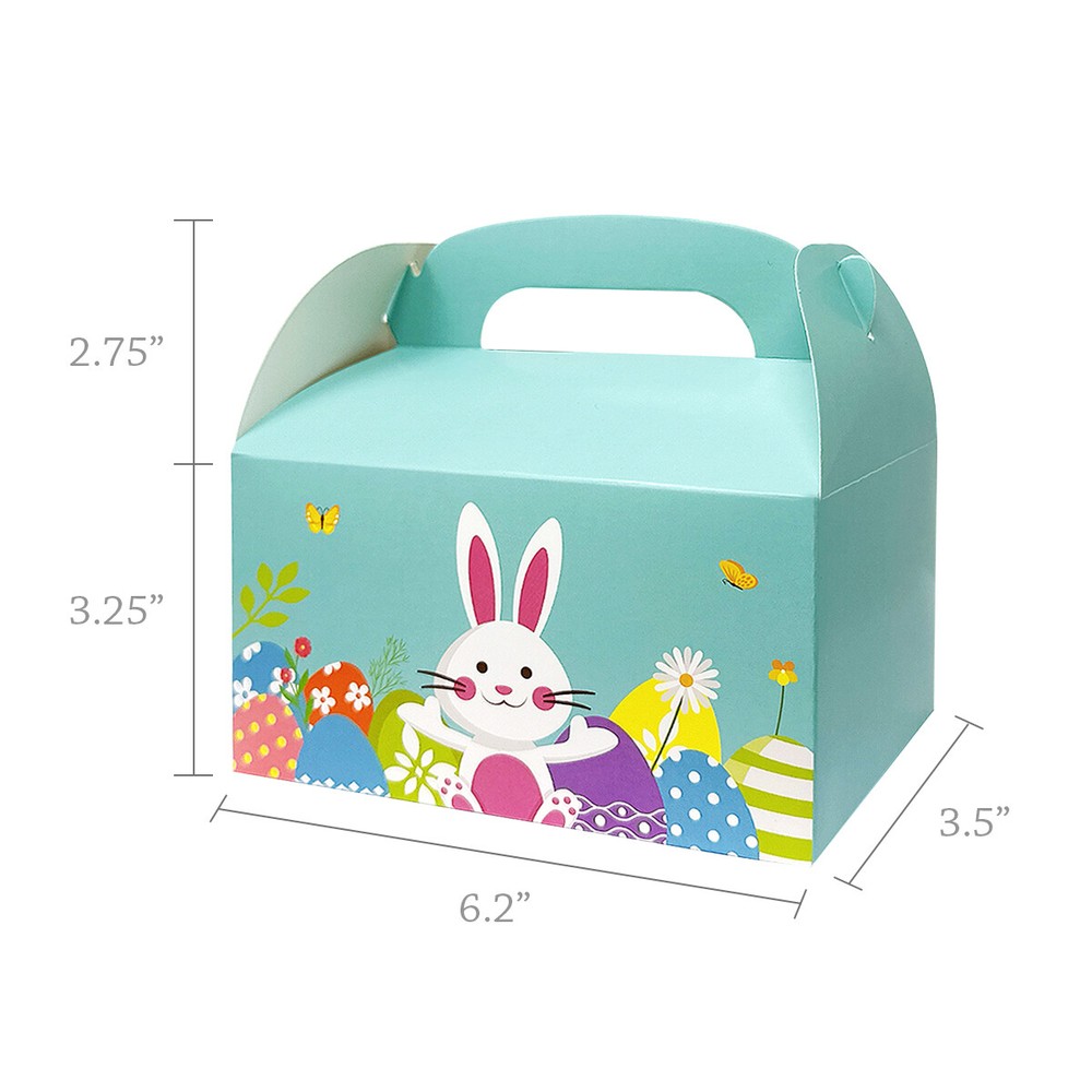 Wrapables Easter Gift Baskets, Treat Boxes for Eggs, Cookies and Candy
