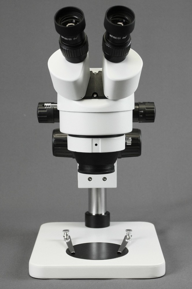 Parco Scientific Binocular Zoom Stereo Microscope, Mechanical Stage, Dual Light