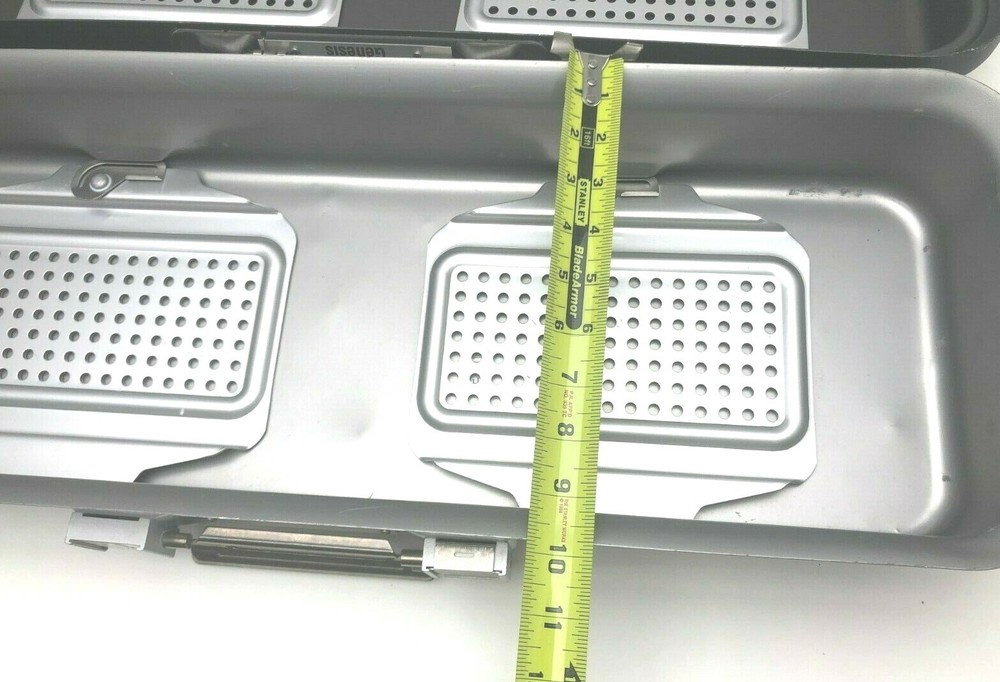 Sterilization Container Case Genesis 6"x11"x28" CD5-61B Large 6" Deep Perf