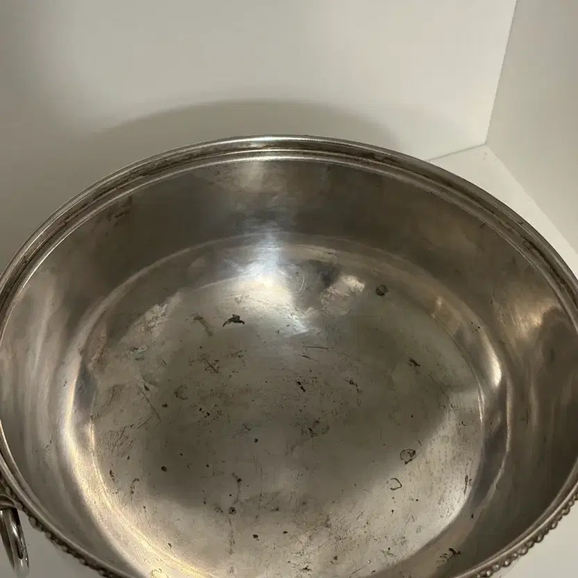 Vintage Silver Lion Head Bowl (England)