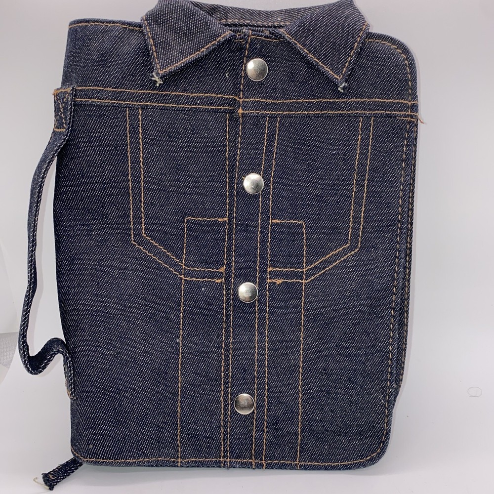 Book/Notebook/Planner Case/Carrier, Denim Shirt Design