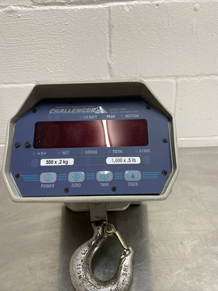 Measurement Systems International Challenger 2 Digital Crane Scale MSI-3360