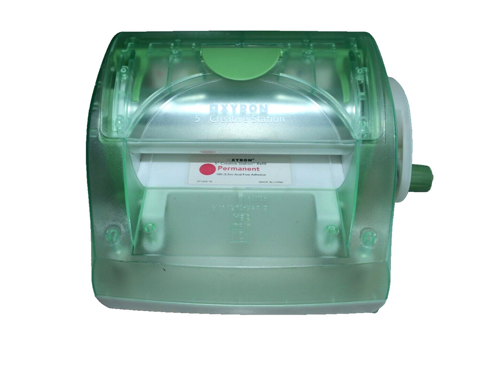 Green Xyron 5 Inch Creative Station Multi-Use Crafting Machine