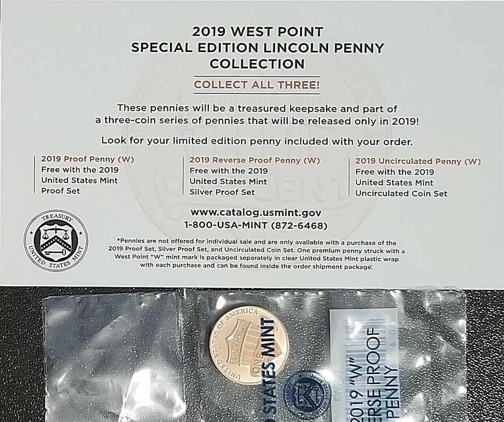 2019 Silver Proof Set with Reverse Proof Penny