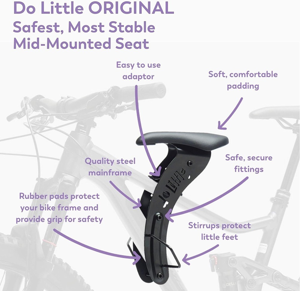 Interactive Front-Mounted Kids Bike Seat