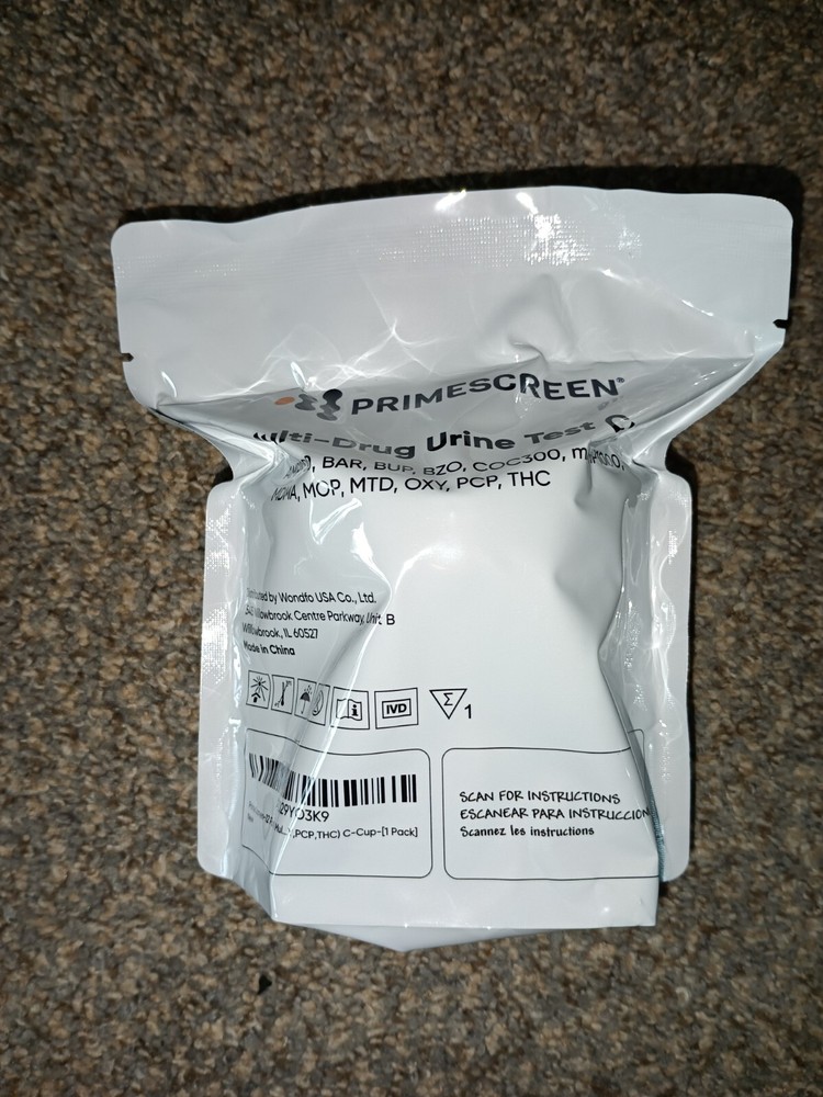 Prime Screen - 12 Panel Instant Urine Drug Testing Cup_ [1 Pack] T-3124