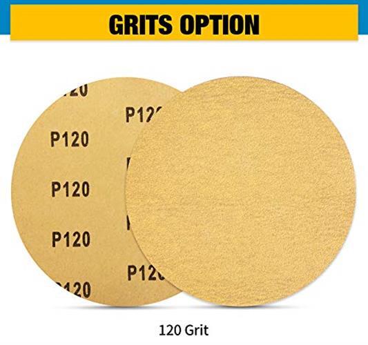 S SATC 100 PCS PSA Sanding Discs 6 Inch Adhesive Backed Assorted Styles