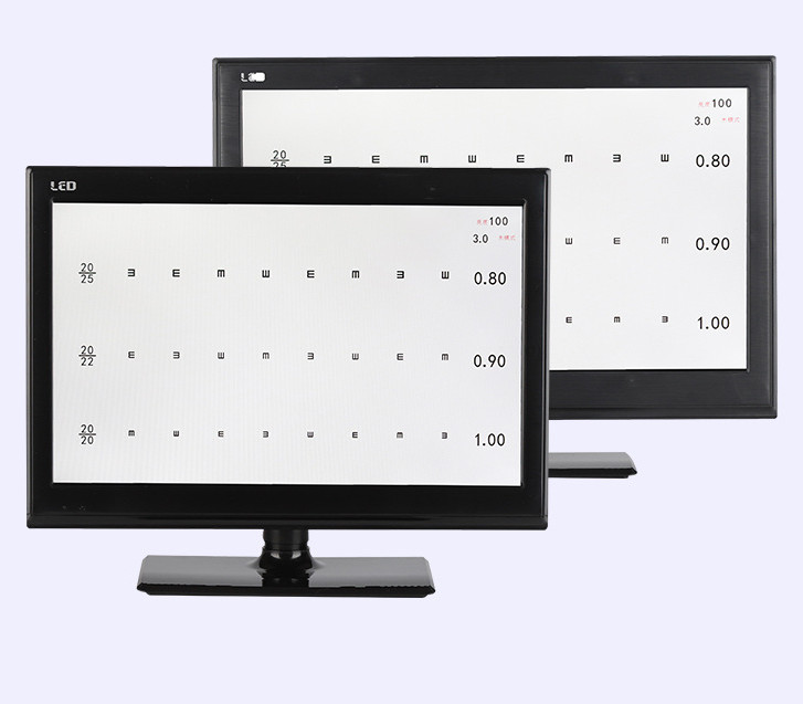 Ophthalmology Vision Chart Testing 18.5-21.5" LED Display Eye Chart Projector