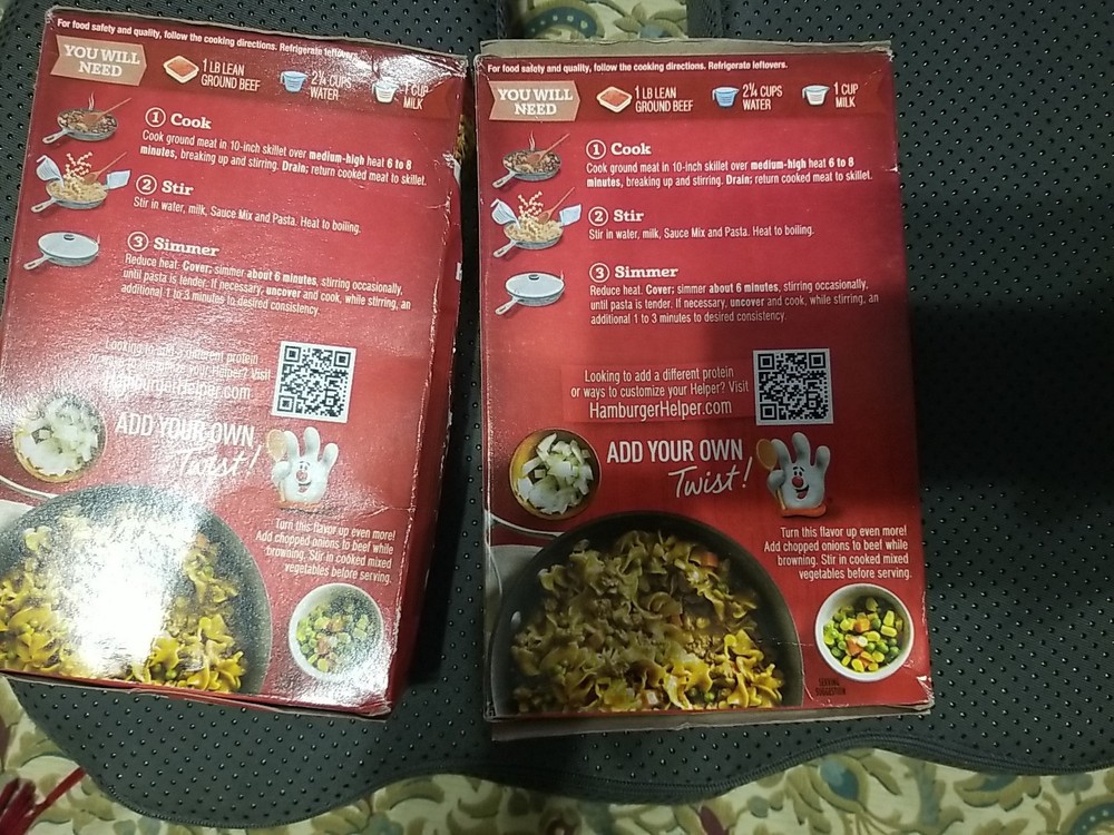 Hamburger Helper Beef Pasta Rich & Savory Sauce 2 Pack