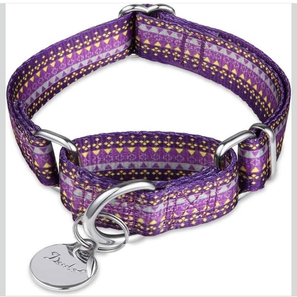 Martingale No-Pull Pet Collar Large training collar pet correction Purple