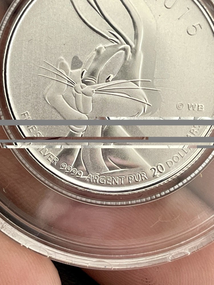 2015 Canada $20 Fine Silver Coin - Bugs Bunny (G132)