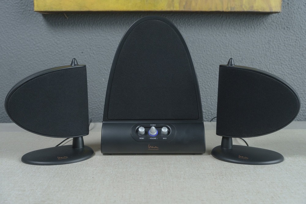 Post Modern Michael Graves Design Computer Speakers Set 