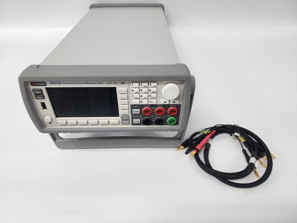 KEYSIGHT B2912A Precision Source/Measure Unit 2 ch, 10 fA, 210 V, 3 A DC/10.5 AP