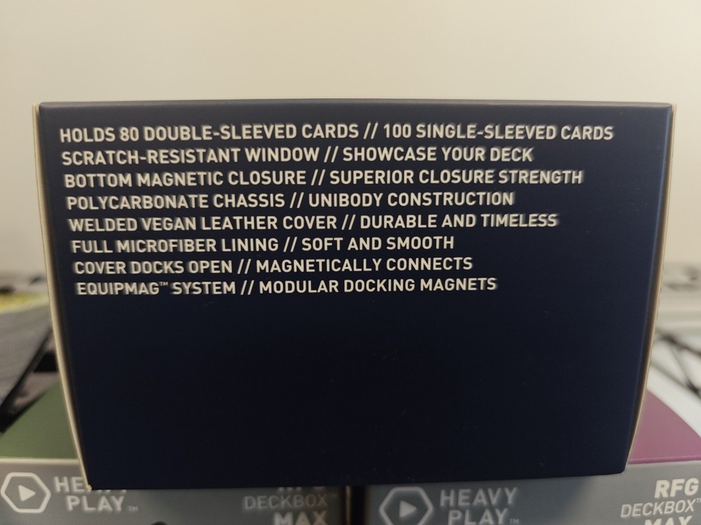 Heavy Play RFG Deckbox MAX 80 DS Rogue Blue