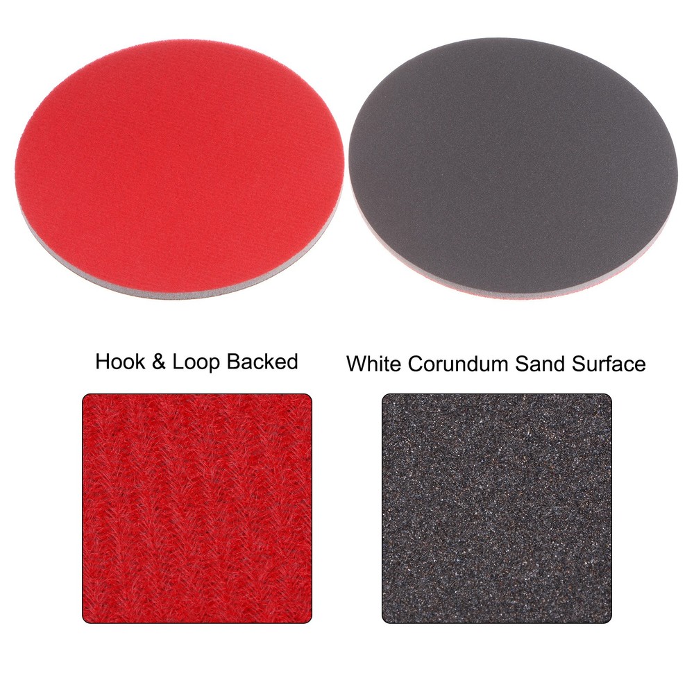 20pcs 1200 Grit Sanding Sponge 5" Hook & Loop Sponge Sanding Disc Wet/Dry