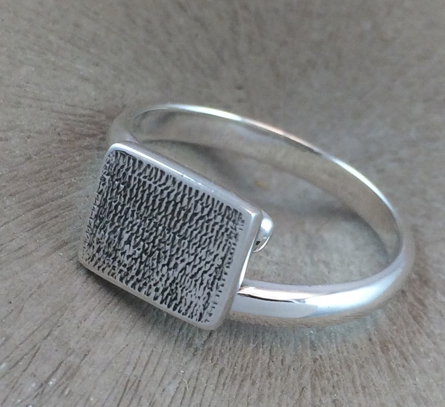 Sterling Silver Ring Blank 8x10mm Pad Base Adjustable Style .925 Quality Finding
