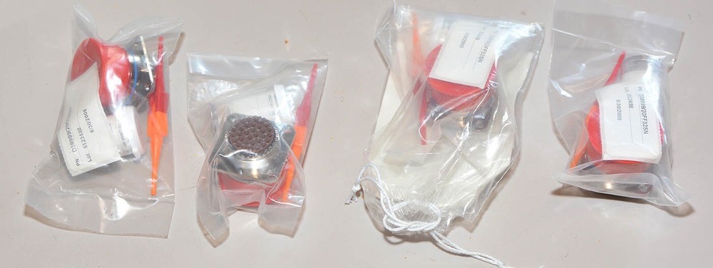 (5) Assorted LEMO Connectors 