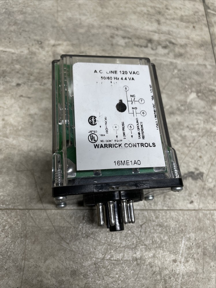 Warrick Controls GEMS 16ME1A0 Liquid Level Control Plug In Module