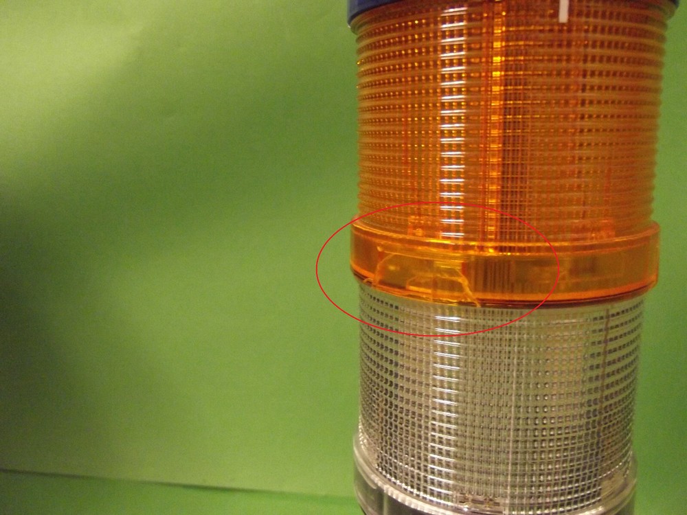 Siemens 8WD4408-0AD stack light + Cable + Connector