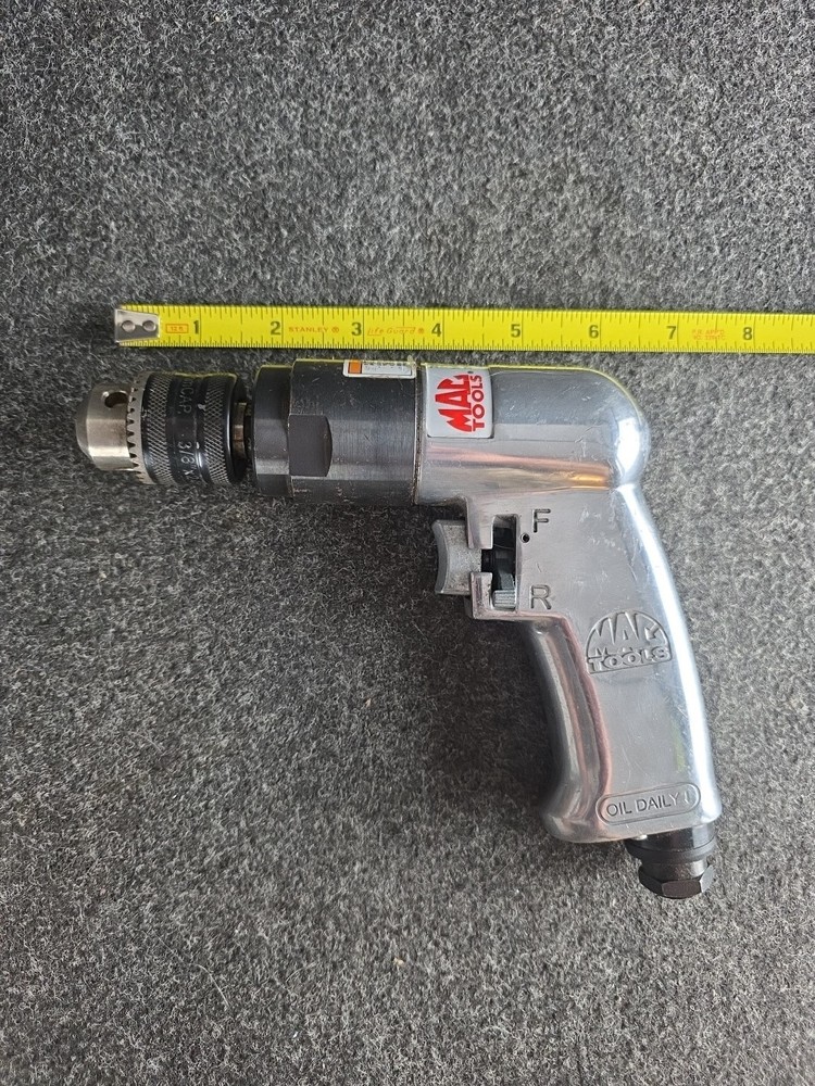 Mac Tools 3/8" Reversible Drill Model AD540 Air Drill Reversable Pneumatic