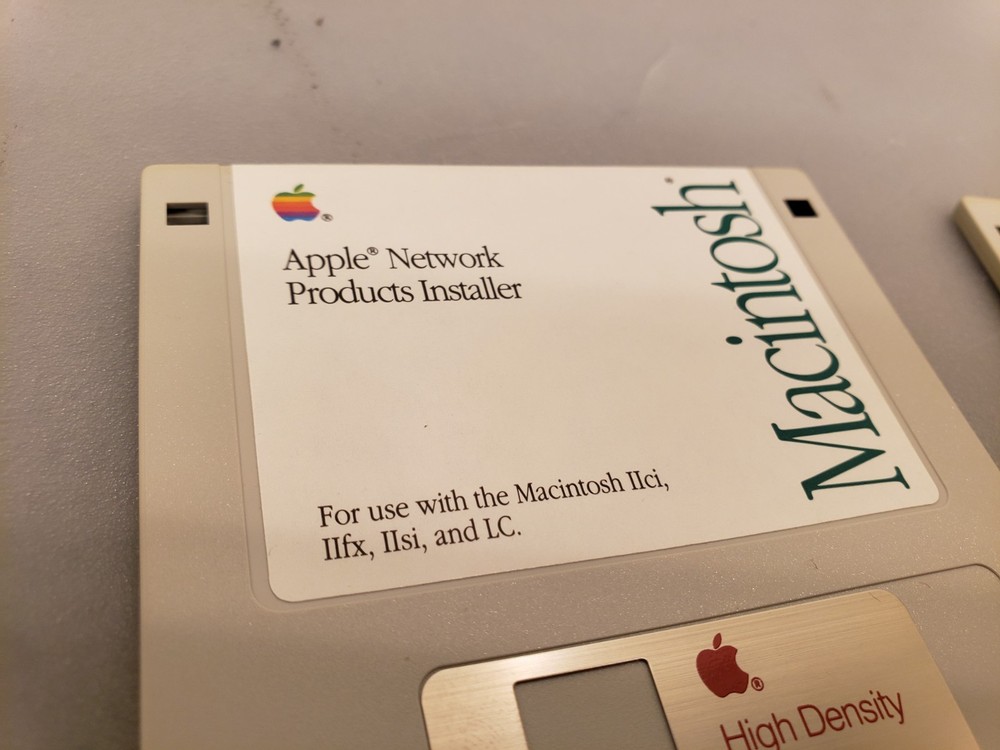 Vintage Apple Mac Misc. Floppy Disk Set, System Additions, Utilities, Network,