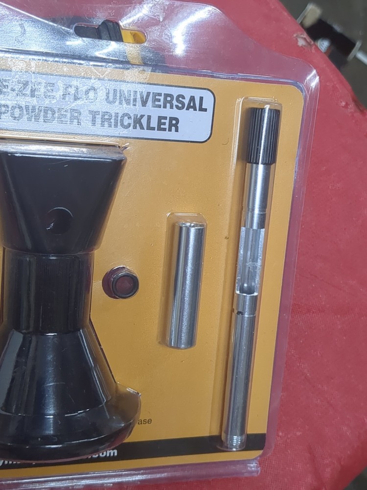 Lyman E-Zee Flo Universal Powder Trickler+Flash Hole Uniform Tool Reloading Kit