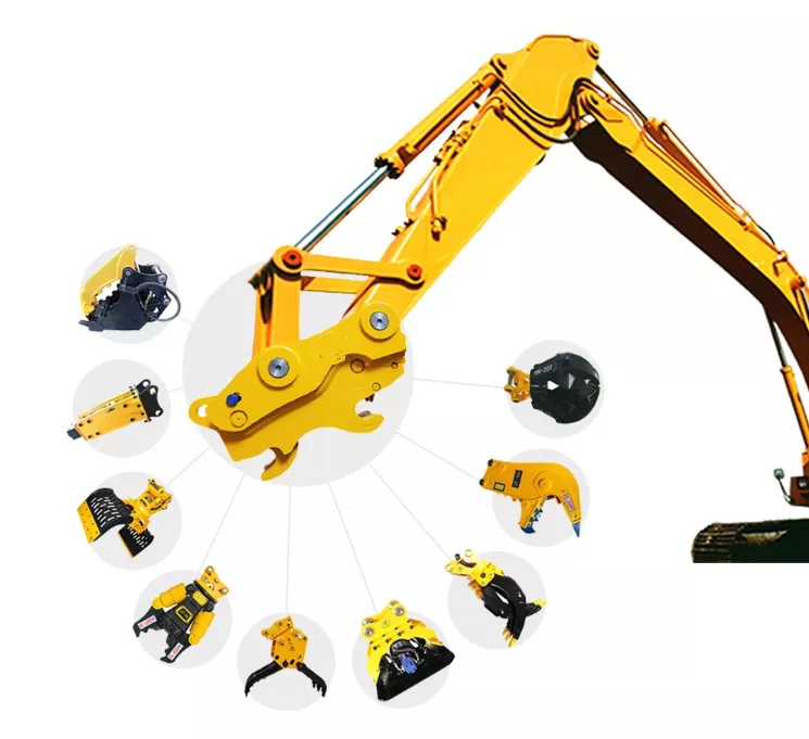 Hydraulic Excavator Quick Hitch Quick Coupler Quick Hook For 1.5-4 Ton Excavator