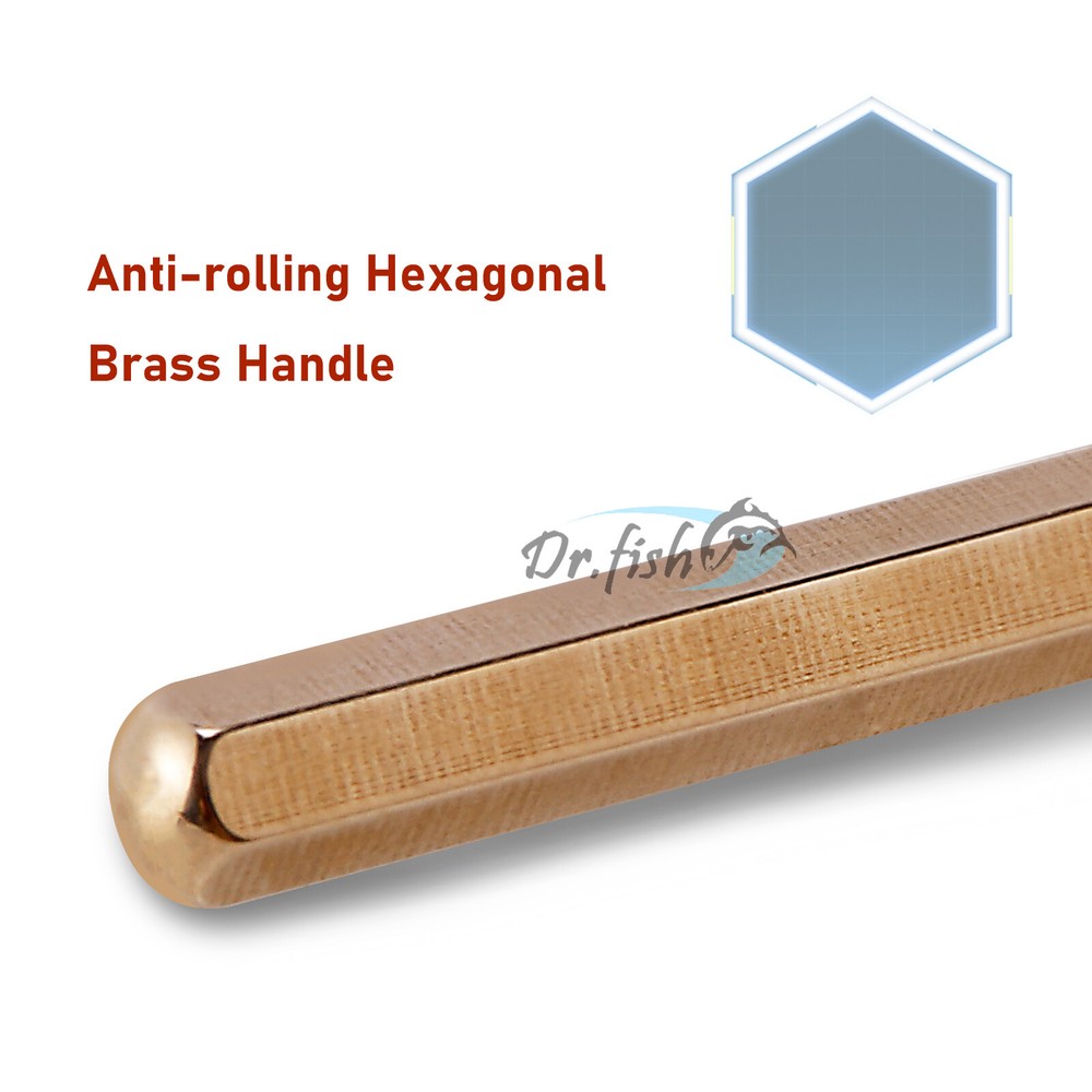 1PC 4.09in Dubbing Fly Tying Bobbin Fly Tying Tool with Brass Handle