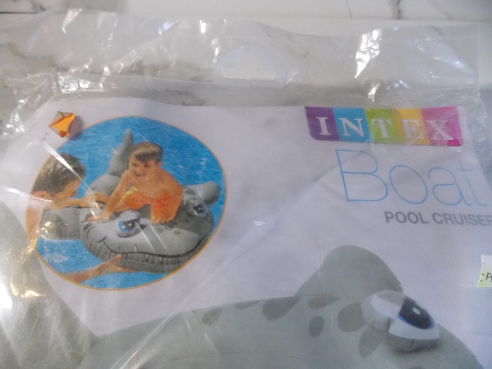 Intex Shark floaty, toddler pool float toy