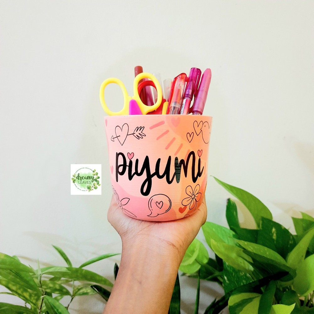 Customizable Pen Holder – Perfect Gift for Her, Lover, or Special Someone