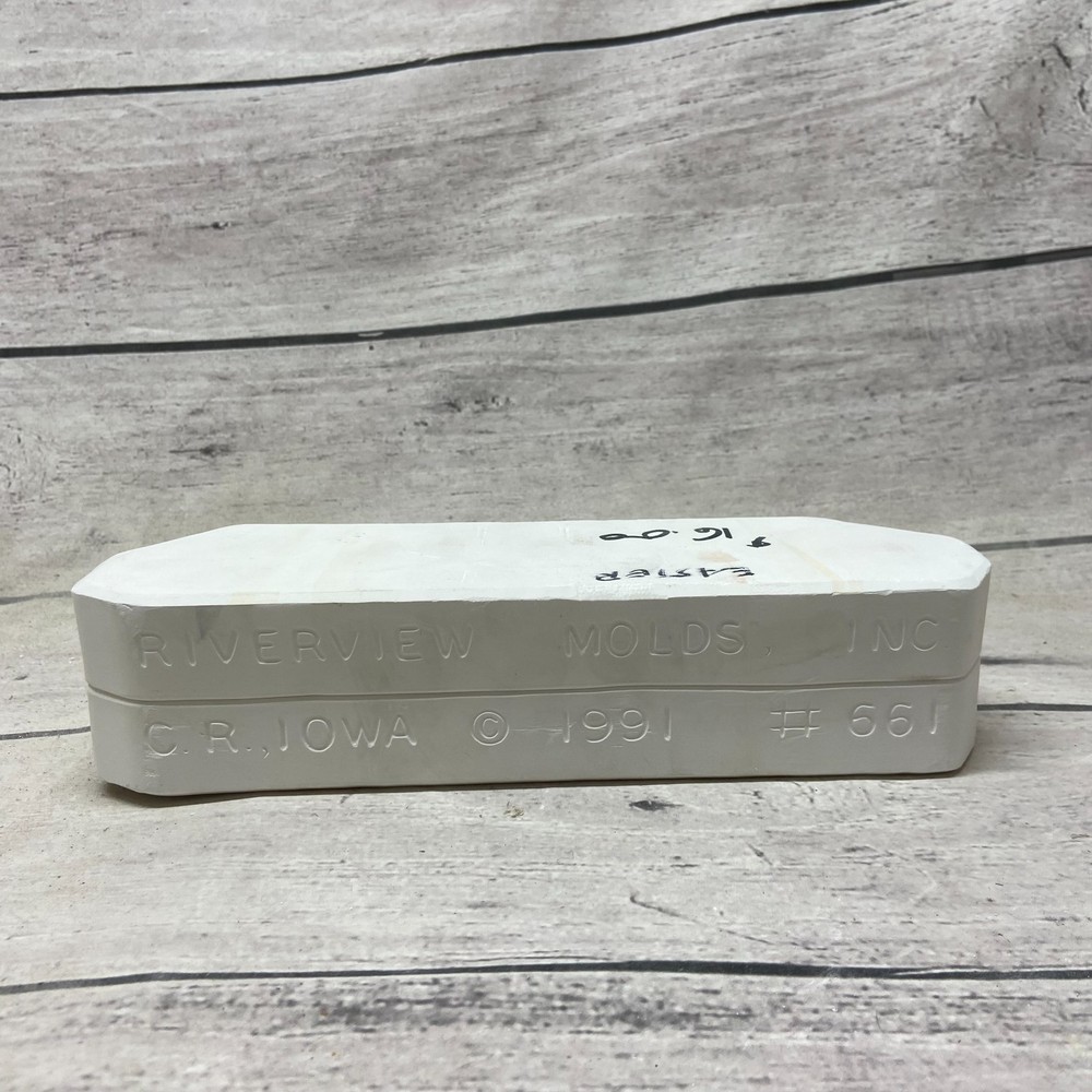Vintage 1991 Riverview Ceramic Casting Mold Easter -Cabbages #661
