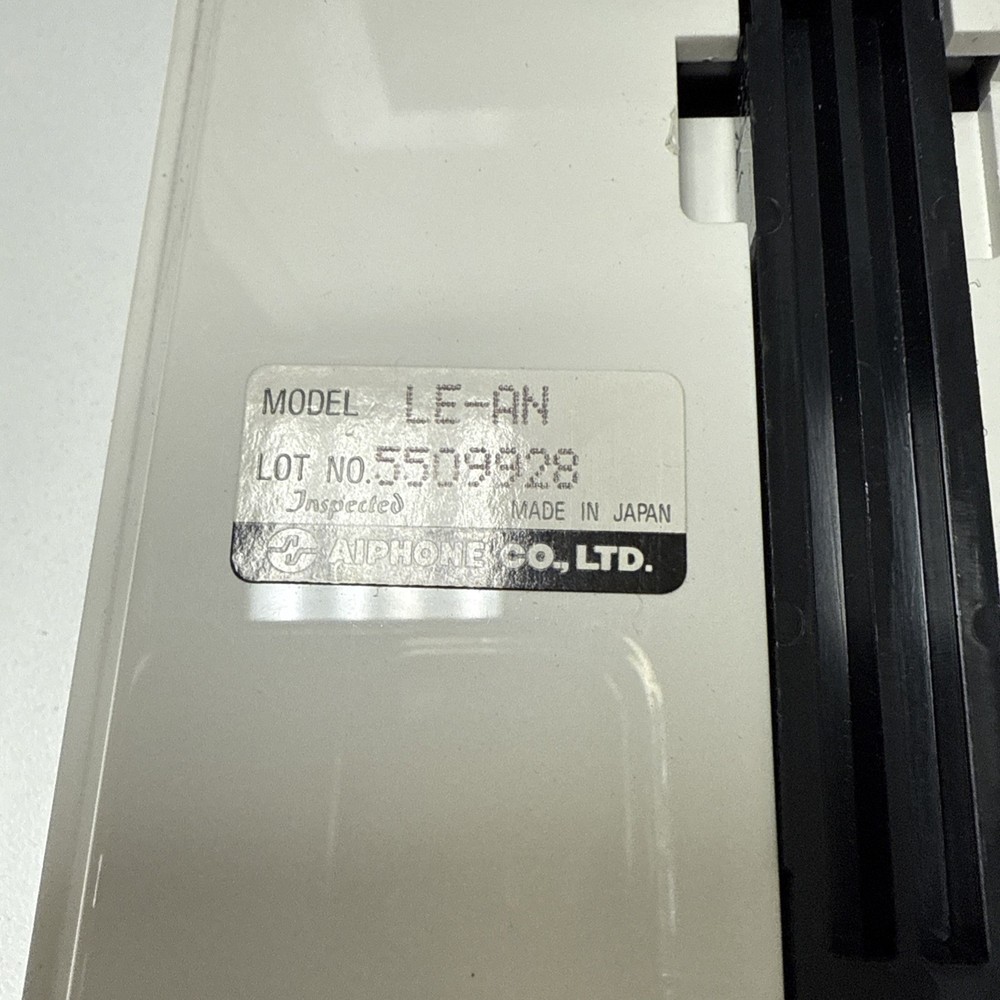 Aiphone LE-AN Surface-Mount Sub-Master Intercom - LAF, LEF, LEM