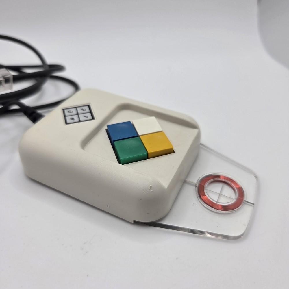 Summagraphics 29-0099 4-Button Cursor / Puck for Digitizer Tablets 1986